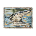 “American Alligator” Woven Throw Blanket - Artist Edition