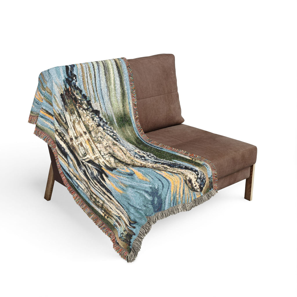 “American Alligator” Woven Throw Blanket - Artist Edition